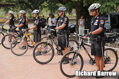 Ayutthaya Police Bike Patrol