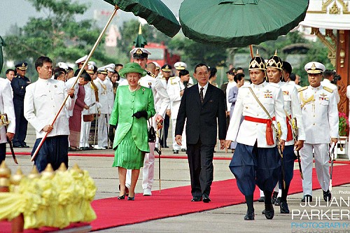 Queen Elizabeth and the King of Thailand